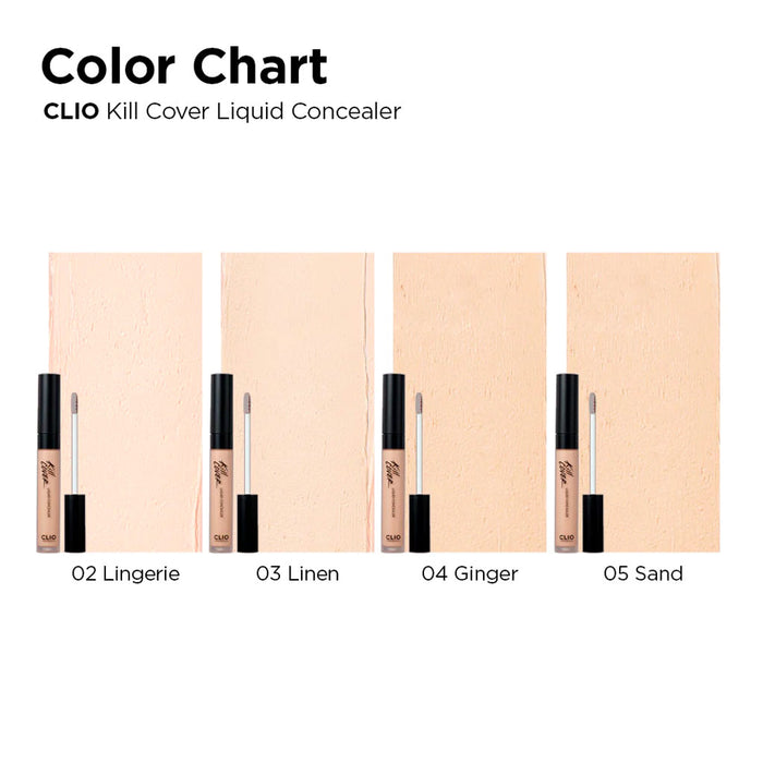CLIO Kill Cover Liquid Concealer Nudie Glow Australia