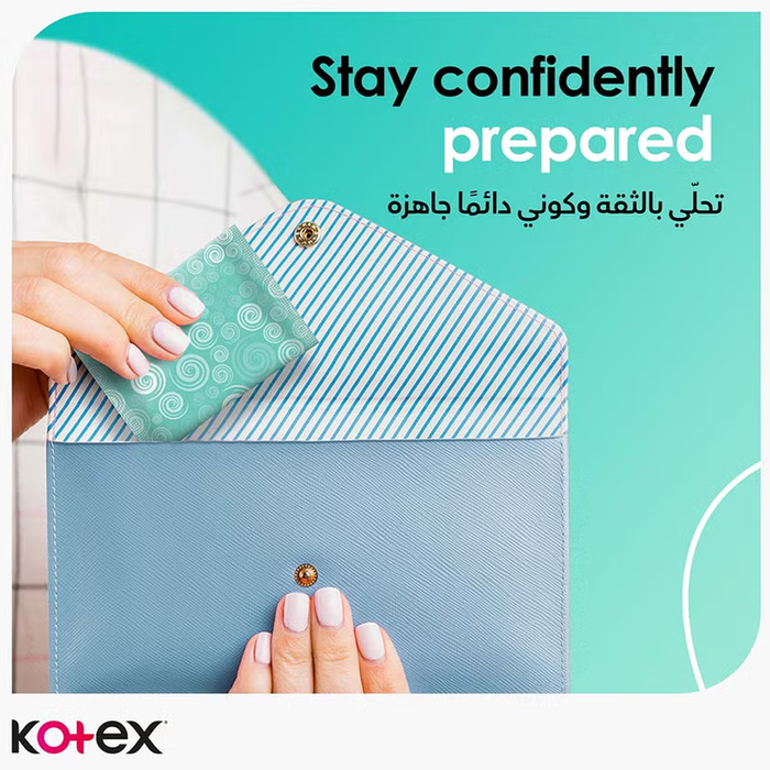 Kotex Antibacterial Daily Panty Liners Long - Pack of 20, Panty Liners