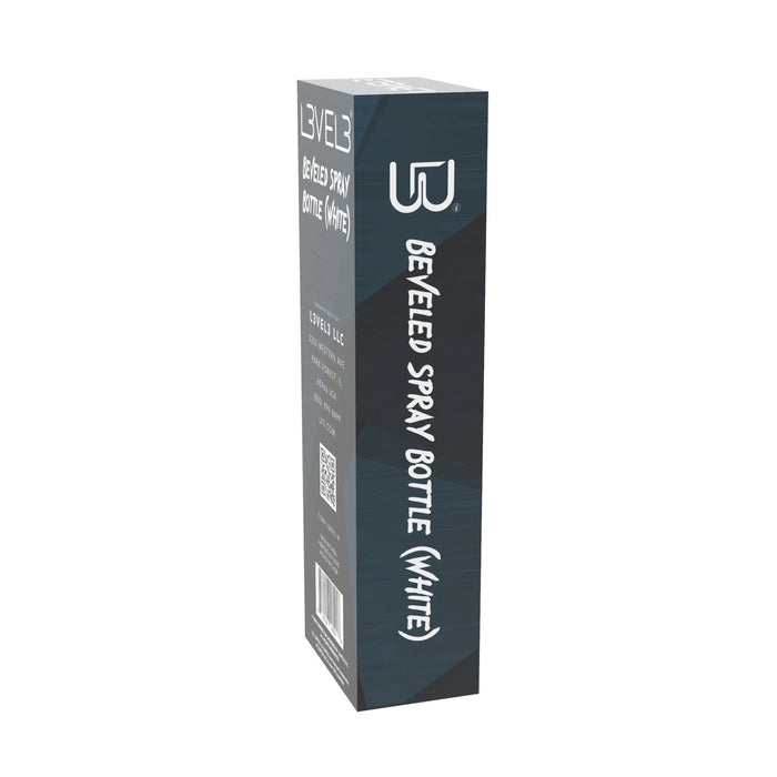 L3VEL3™ Beveled Spray Bottle - White