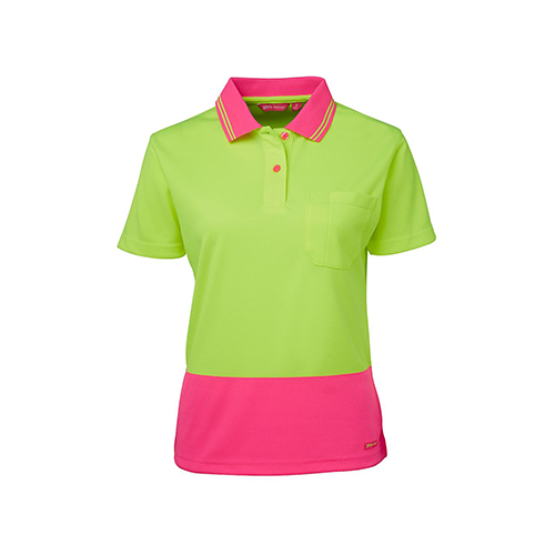 Ladies Hi Vis S/S Comfort Polo | 6LHCP