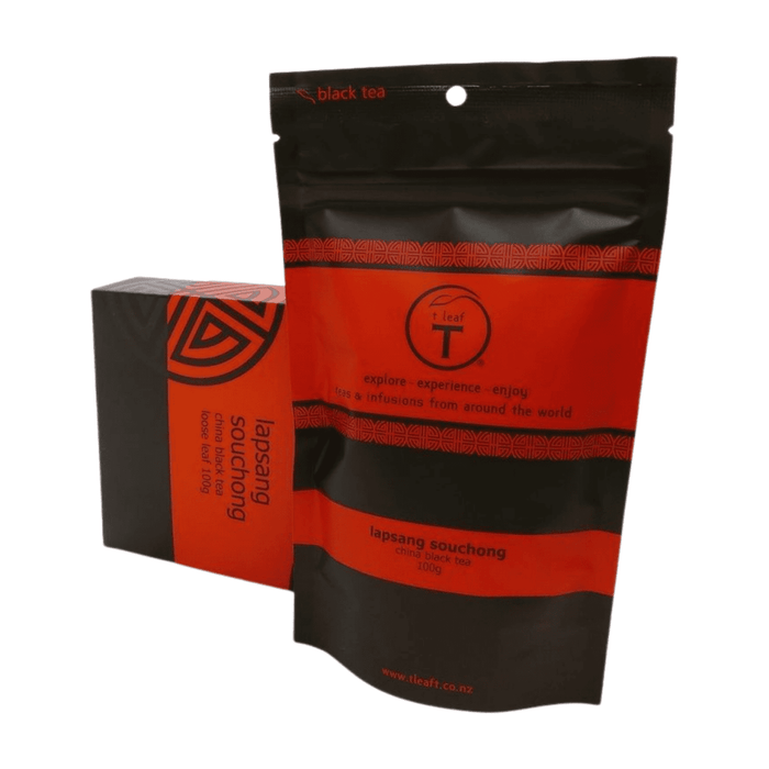 Lapsang Souchong Gift Box detail view | tea gift New Zealand | t leaf T
