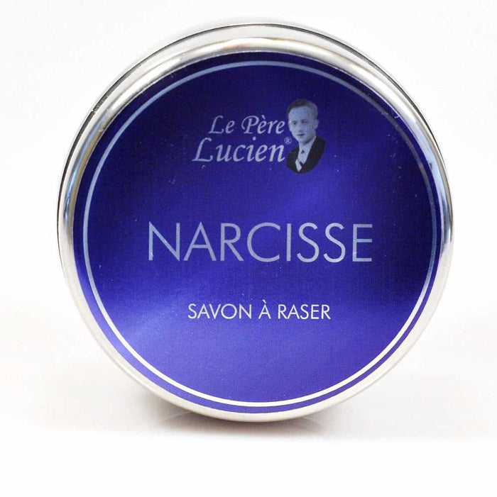 Le Pere Lucien Narcisse shaving soap tin for personal grooming
