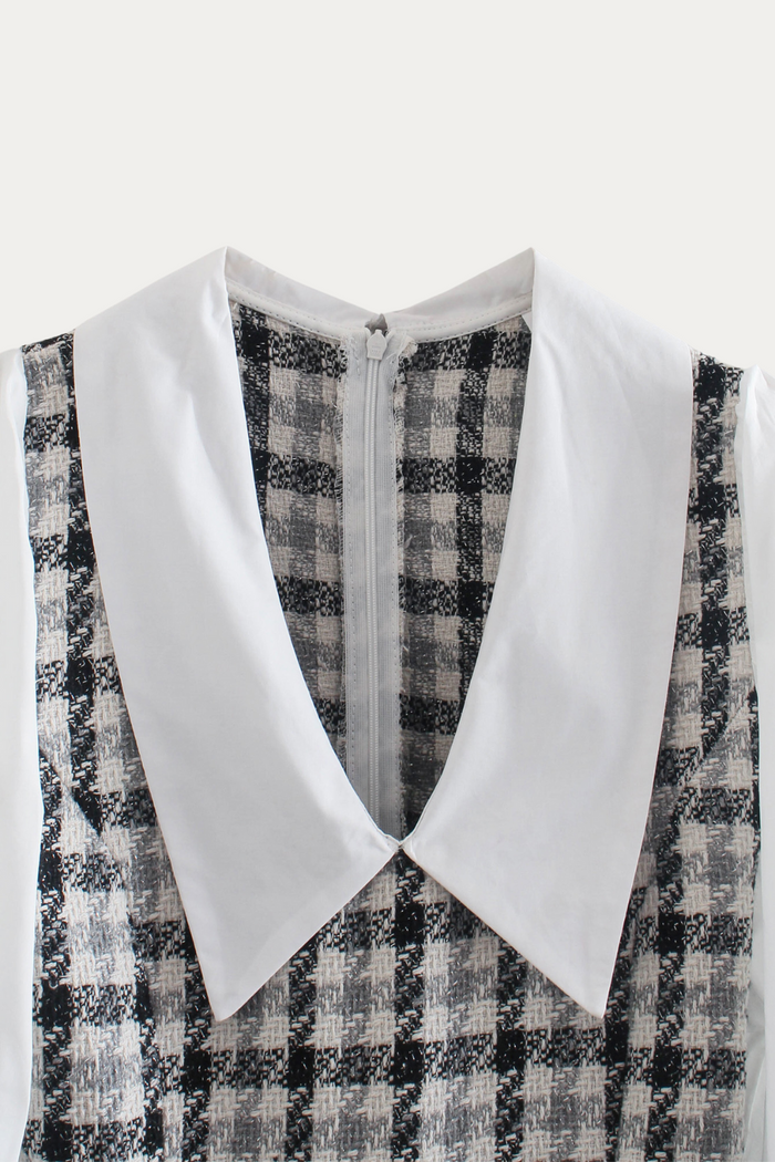 Lennon Jumpsuit Plaid with Belt