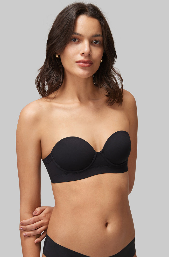 Lightly Lined Strapless Bra for Small Busts