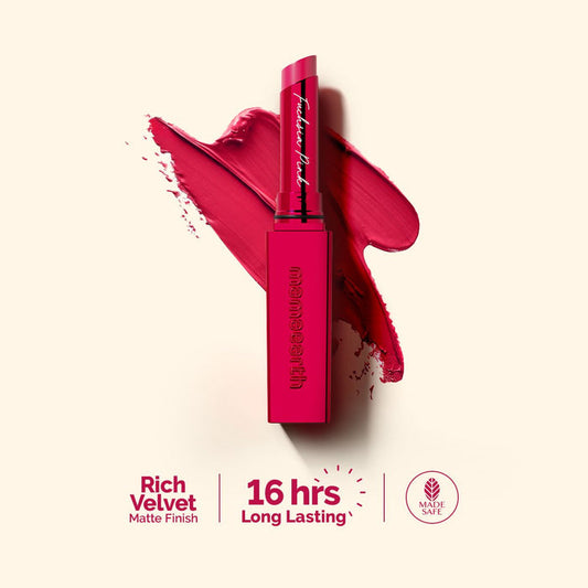 Luxe Matte Long Stay Lipstick with Passion Fruit Oil & Vitamin E -2g | Fuchsia Pink