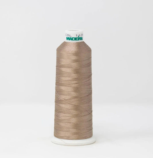 Madeira Rayon 1128 Taupe Embroidery Thread 5500 Yards