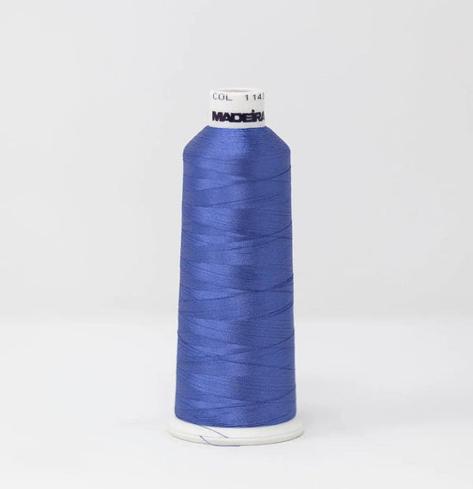 Madeira Rayon 1143 China Blue Embroidery Thread 5500 Yards