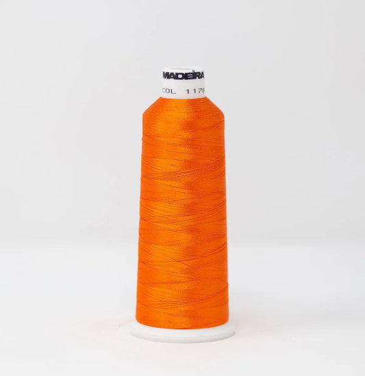 Madeira Rayon 1178 Carrot Embroidery Thread 5500 Yards