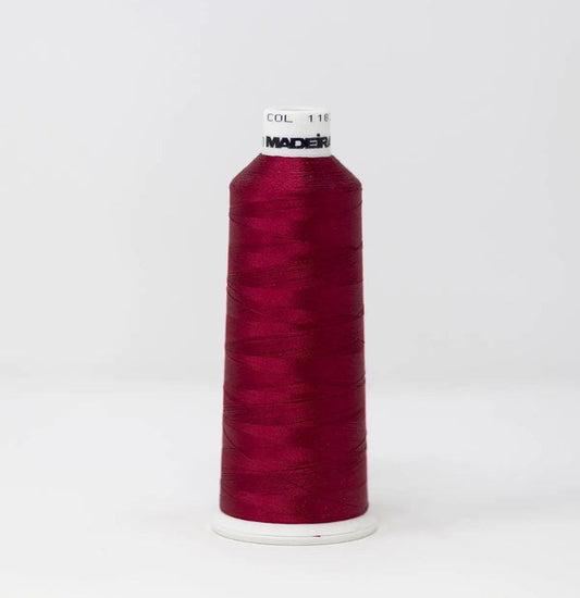Madeira Rayon 1182 Mulberry Embroidery Thread 5500 Yards