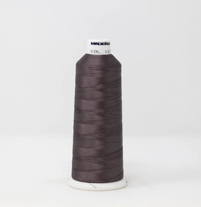 Madeira Rayon 1239 Charcoal Embroidery Thread 5500 Yards