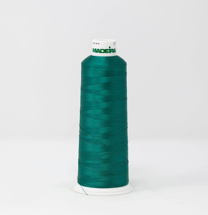 Madeira Rayon 1284 Emerald Sea Embroidery Thread 5500 Yards