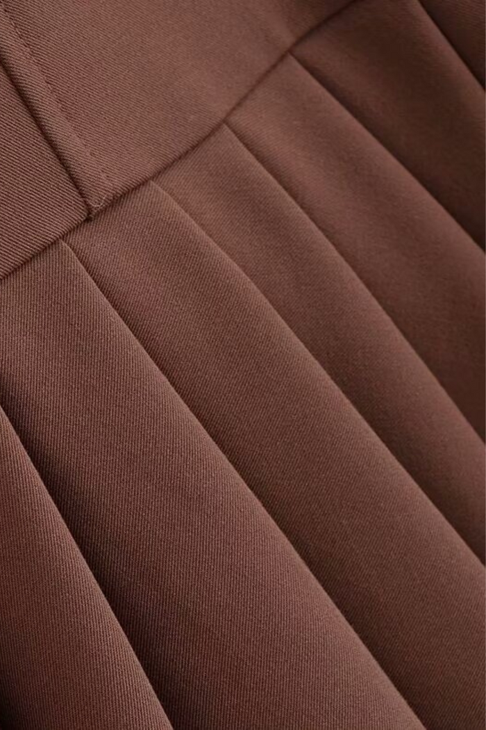 Madge Pleated Sleeveless Dress