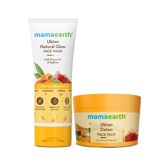Mamaearth Ubtan Natural Glow Reviving Duo