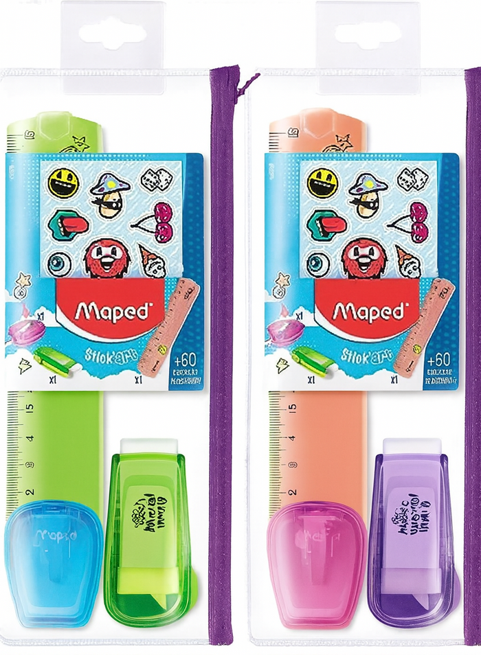Maped Sticker Set School Access Transparent Case - Office R Us Lagos