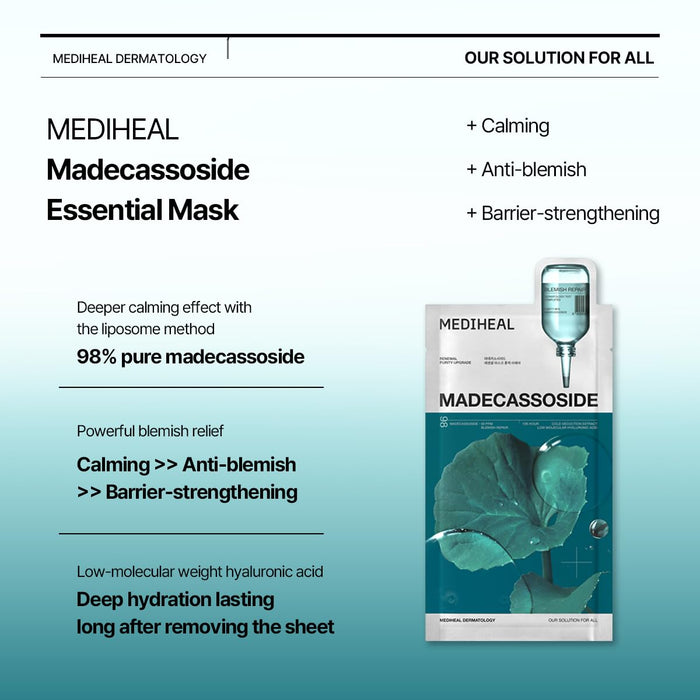 Mediheal Madecassoside Facial Mask 10pk