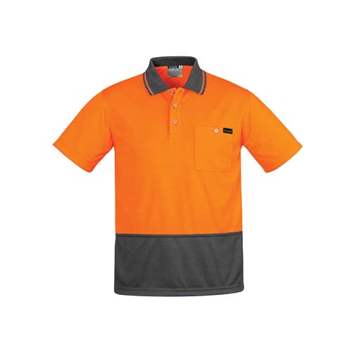 Mens Comfort Back Short Sleeve Polo | ZH415