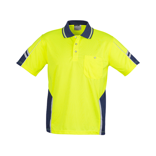 Mens Hi Vis Squad Short Sleeve Polo | ZH237