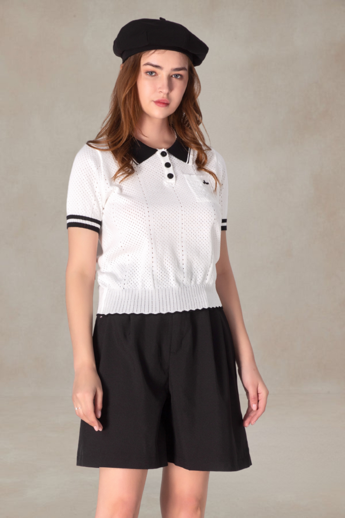 Merlin Polo Crochet Shirt