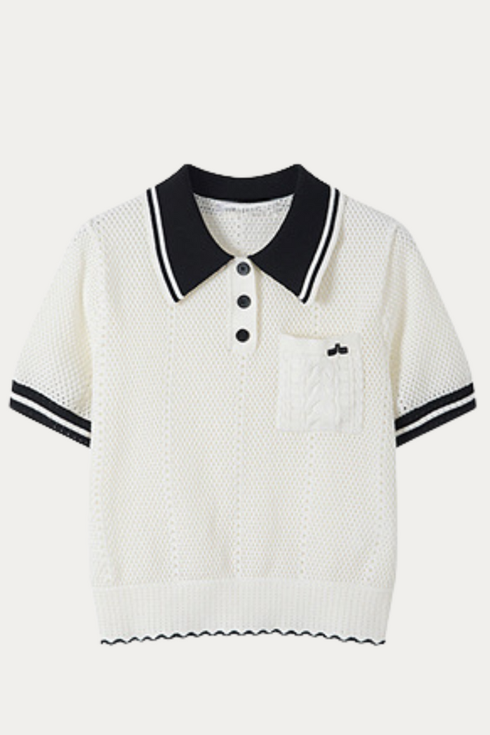 Merlin Polo Crochet Shirt