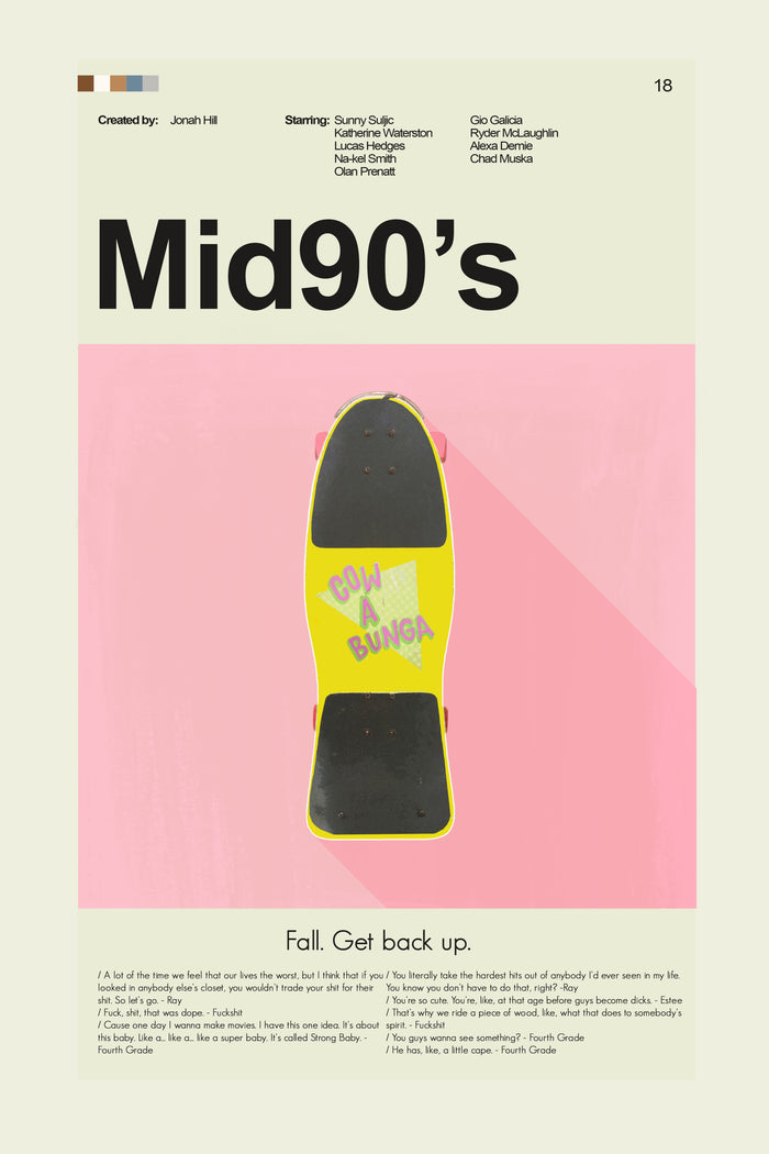 Mid 90's Inspired Mid-Century Modern Print | 12"x18" or 18"x24" Print only
