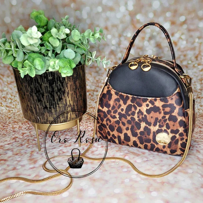 Mini E Dual Compartment Cross-Body by Oro Rosa | Hardware Kit