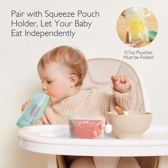Momcozy Reusable Baby Food Pouches, 10 packs