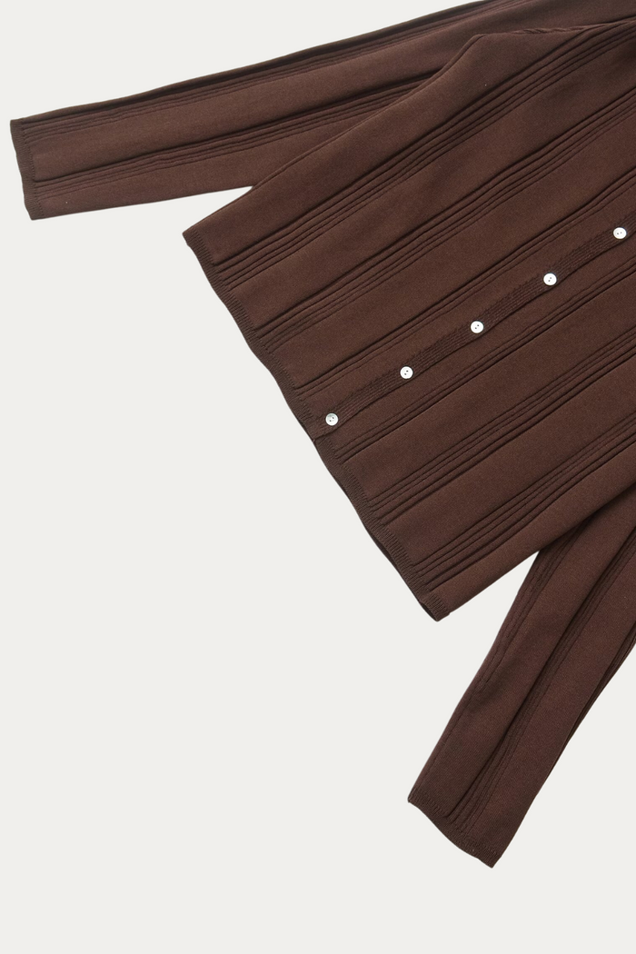 Monica Long Sleeve Rib Knit Top