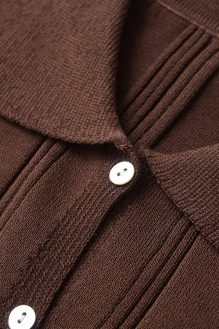 Monica Long Sleeve Rib Knit Top