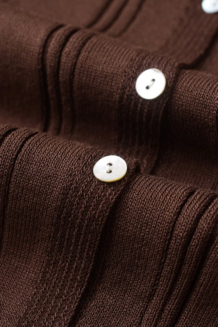 Monica Long Sleeve Rib Knit Top