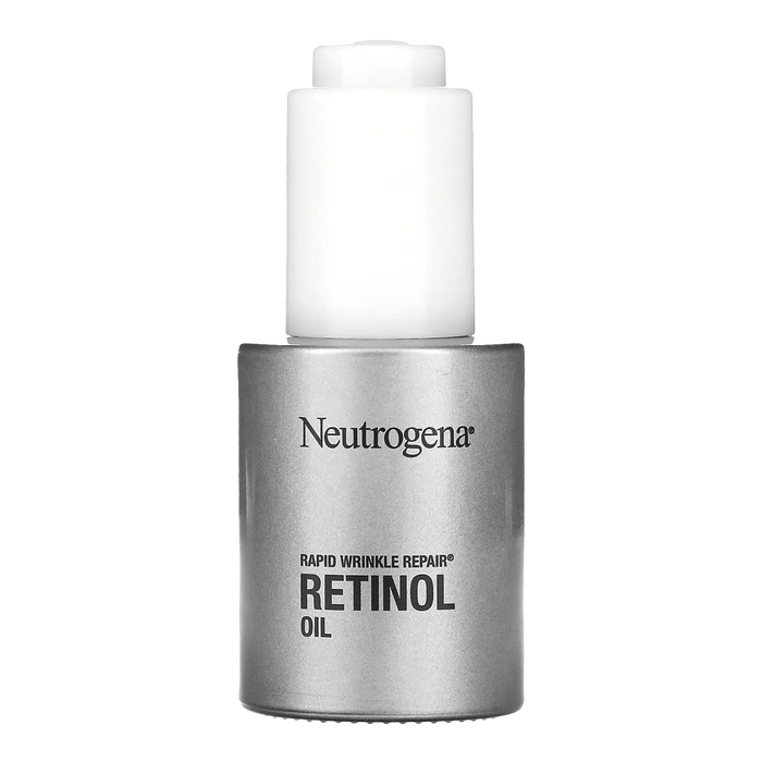 Neutrogena Retinol Oil with 0.3% pure retinol visibly smooths deep wrinkles, brightens skin and improves texture