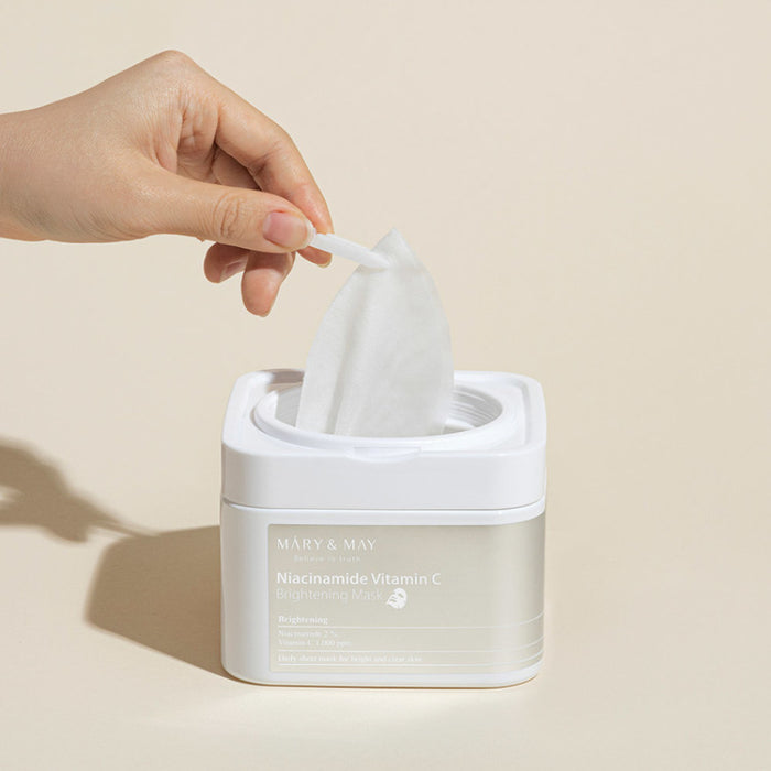 Niacinamide Vitamin C Brightening Mask - Korean-Skincare
