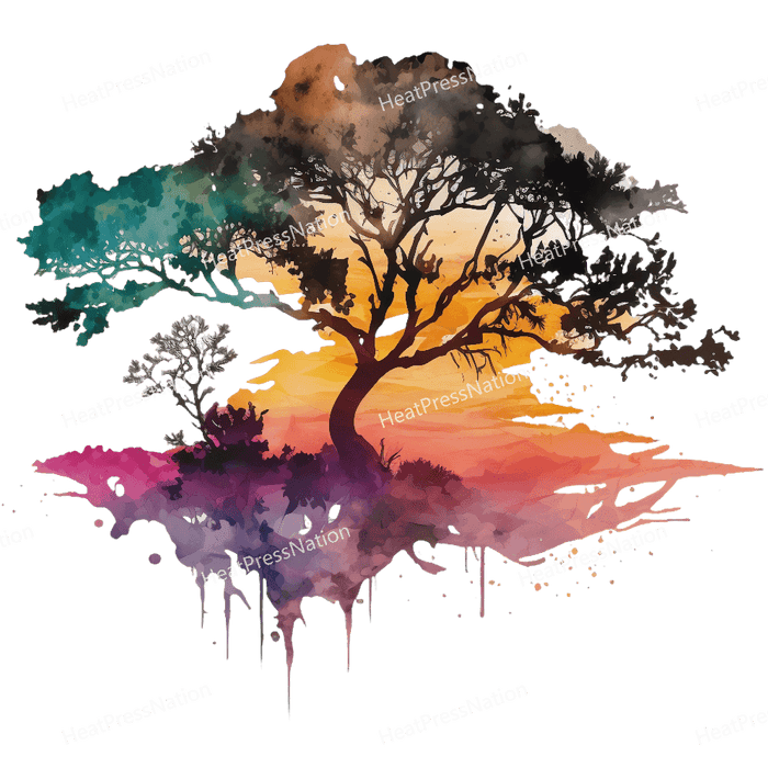 Night Tree Design - HeatPressNation