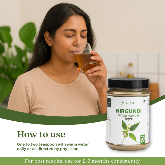 Nirgundi Leaves Powder ( Vitex Negundo )