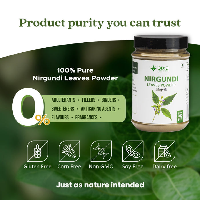 Nirgundi Leaves Powder ( Vitex Negundo )
