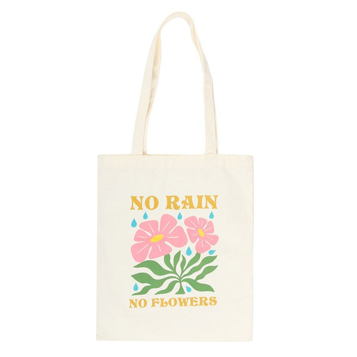No Rain, No Flowers Tote Bag 🇬🇧
