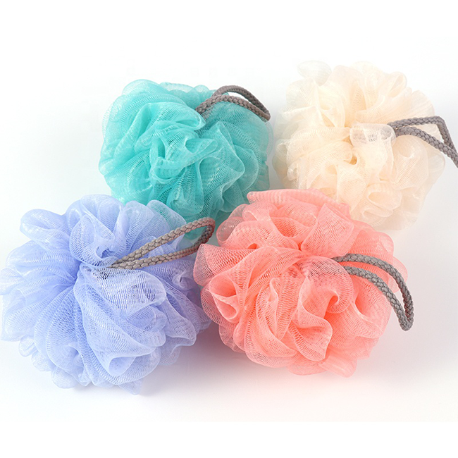 Nylon Sponge Bath Balls Pk of 3