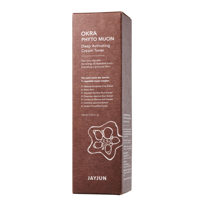 Okra Phyto Mucin Deep Activating Cream Toner - Korean-Skincare