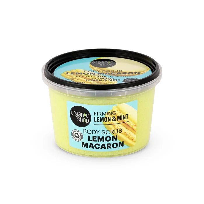 Organic Shop Lemon and Mint Firming Body Scrub 250ml