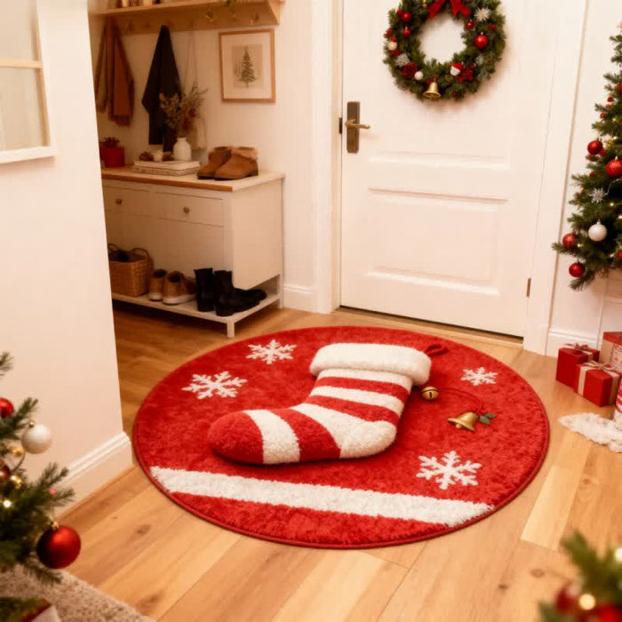 Ownkoti Christmas Stocking 3D Effect Rug - image 2