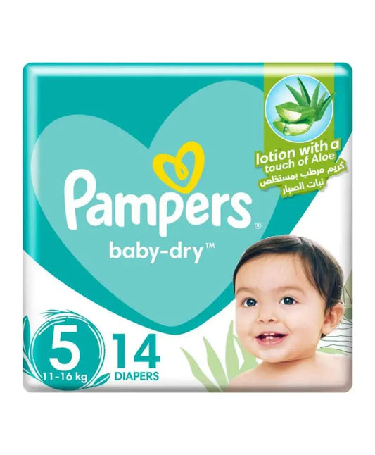 Pampers Baby Diapers, Size 5, 14s