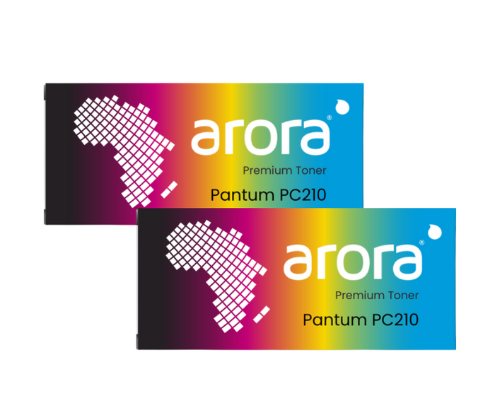 Pantum PC210 Black Compatible Toner Dual Pack - PC-210
