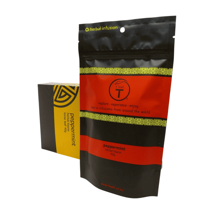 Peppermint Gift Box detail view | tea gift New Zealand | t leaf T