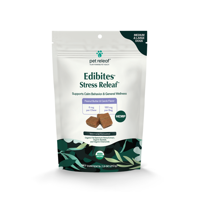 Pet Releaf Stress Releaf Edibites – PB Carob
