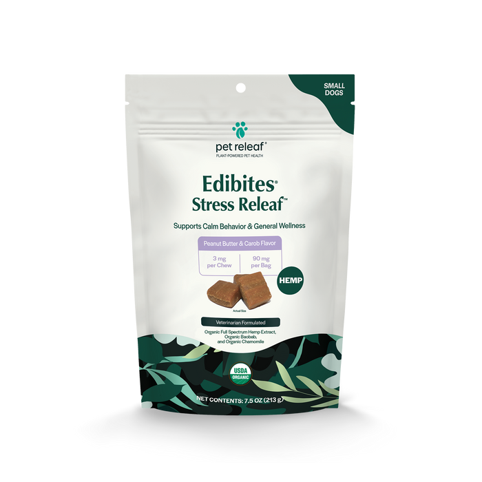 Pet Releaf Stress Releaf Edibites – PB Carob