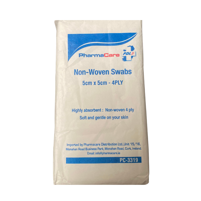Pharmacare Non-Woven Swabs (5cm x 5cm) 100 pack