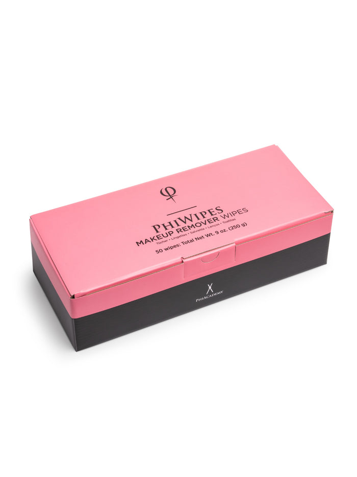 PhiWipes Makeup Remover Wipes 50pcs