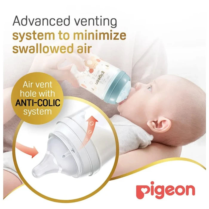 Pigeon SofTouch Wide Neck PP Decorated Nursing Bottle - 160ml (81228), Wide Neck Bottles