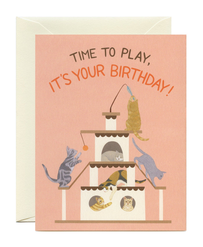 Playful Cats Card