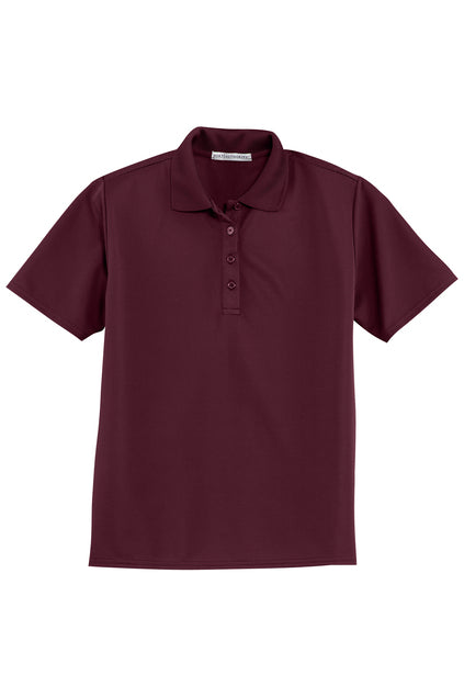 PORT AUTHOURITY- WOMENS MAROON POLO  *