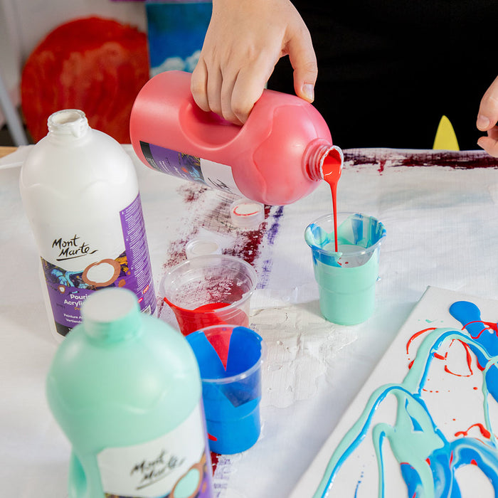 Pouring Acrylic Paint Premium 1L Bottle - Titanium White